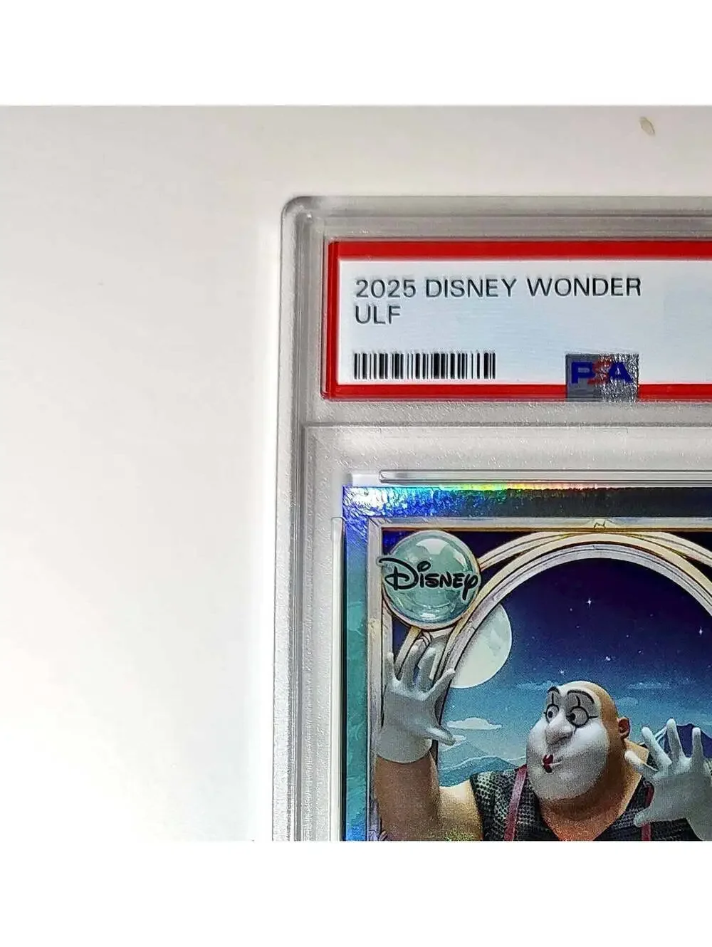 Ulf 2025 Topps Disney Wonder #145 Diamond Card Tangled PSA 9